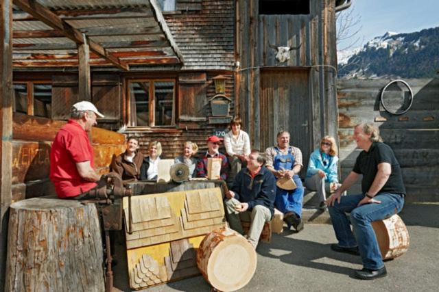 Hotel Krone In Au Au (Vorarlberg) Exteriör bild