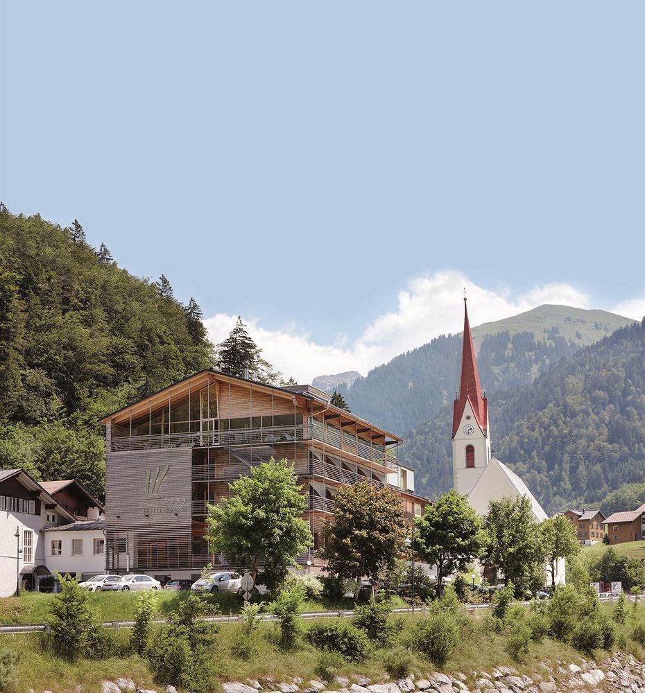 Hotel Krone In Au Au (Vorarlberg) Exteriör bild