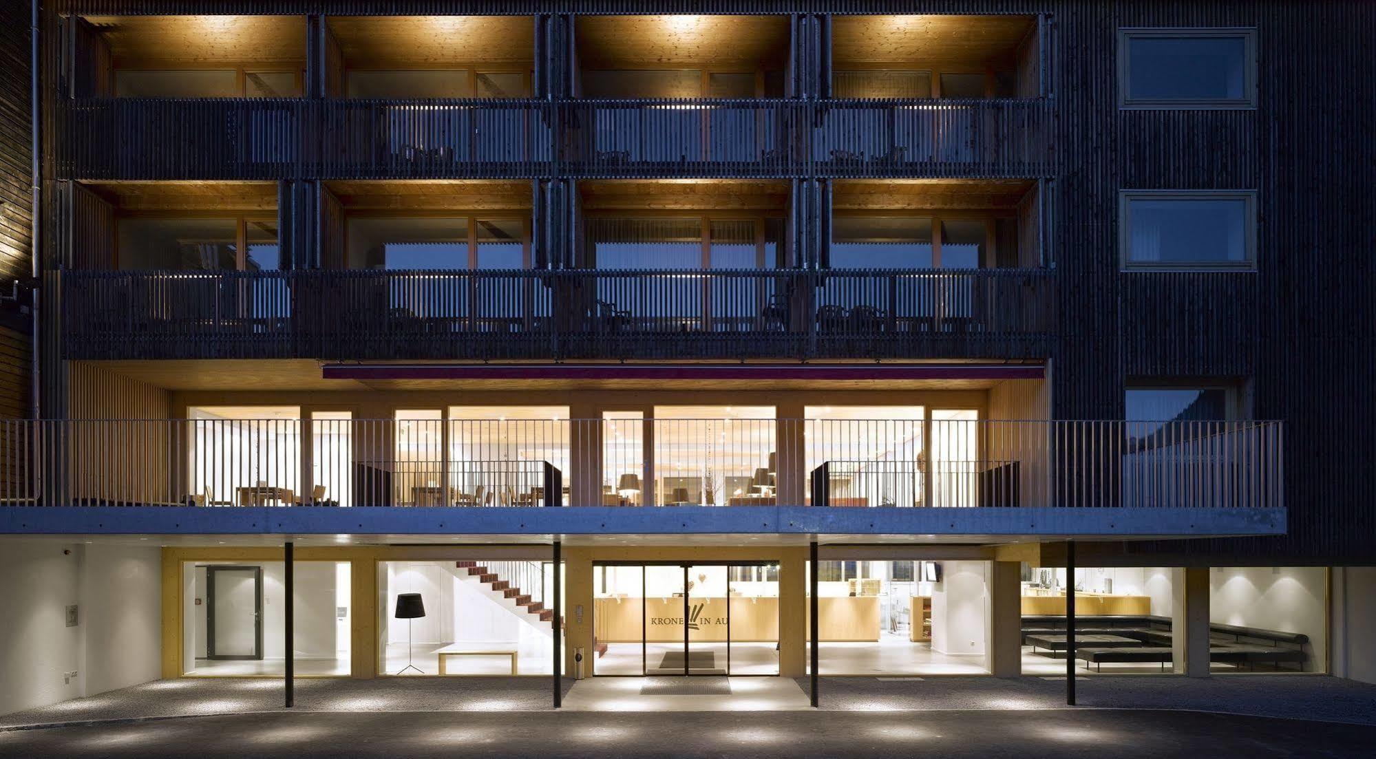 Hotel Krone In Au Au (Vorarlberg) Exteriör bild